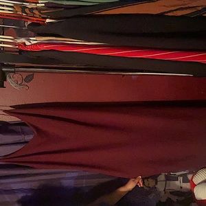MIDI maroon dress!